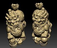Guardian Lions | 3D