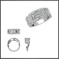Best wedding rings jewely jcd | 3D