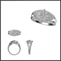 Simple wedding rings jcd | 3D