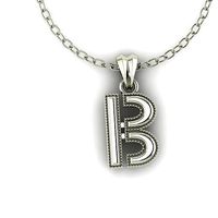 Letter  N 0007 Golden Pendant With Diamonds 3D print model | 3D