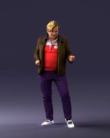 Retro dancer 0531 3D Print Ready | 3D