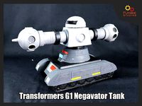 Transformers G1 Negavator Tank | 3D