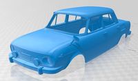 Skoda 100 Printable Body Car | 3D