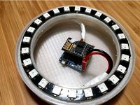 esp01s ws2812 wireless led ring enclosure