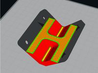 90° Bracket chamfered