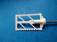 mixing paddle on 6mm rod threaded for resin