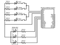 Color LED stimming device