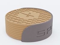 SpaceX Coaster and Holder