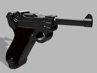 Playmobil Compatible Luger P08 Pistol V2
