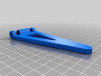 Back leg modified for two M5 20mm bolts with nuts