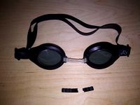 Swim goggles nose bridge repair strip