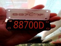 Blank Team Number Plaque