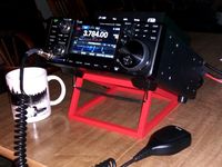 Simple ICOM 7300 radio stand