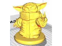 Baby Yoda Middle Finger