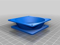 Ender 3 PRO quiet 80x80 PSU fan mount