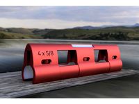 Bolt clip for boat outboard motor 4 x 5/8 With STEP files and STL