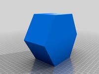 Hexagon Flower Pot with Filleted Inside
