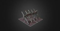 Wooden Barricade LowPoly