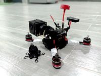 2 axis gimbal for 5' or 6' or 7' racing drone with Runcam Split or Caddx Turtle cameras