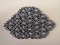 Poly-Snap Triangle with Dimple Hinge