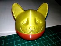 Frog and Cat toy casket