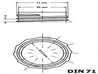 Canister Screw Cap DIN 71