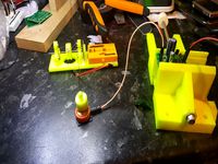 Dancing Flower 3d printed Coil Holder