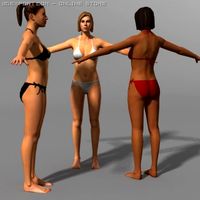 WOMAN 01 3D Model