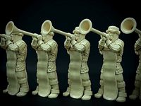 Townsfolke: Trumpeter (32mm scale)