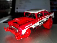 hotwheels 55 chevy gasser gaslands chassis
