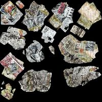 Newspapers rubbis