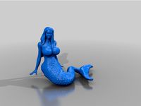 Sexy Sitting Mermaid