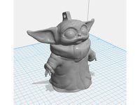 Remix Baby Yoda as keychain or earring. Credit to jamesjenuwine