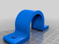 Simple  bracket to fix a plane on a tube