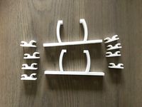 extension cord holder and cable clamps