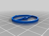 Simple pokeball keychain