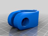 Larger handlebar clamps for windshield