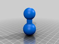 22mm Ball to RAM 1 inch (25mm) Ball for Arkon Tablet Mount or Similar