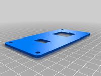 Power Panel Outlet+Switch Mount (Prusa Salvage)