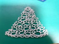 Paw Print Christmas Tree