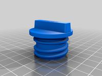 Tank fuel cap for chain saw