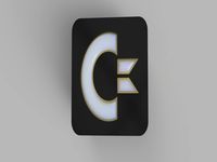 illuminated Commodore logo