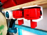 Makita 12V battery shelf hanger holder