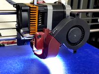 Geeetech adjustable 50mm radial fan duct