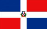 Dominican Republic flag 3D Model