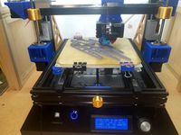 Z Motor Mount for an MGN12 with Pillow Block/Bearing