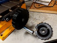 Clarke Cmd10 / Sieg X1 replacement axis handle