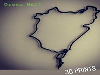 Nurburgring circuit for wall (BIG) with LED