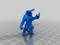 Minotaur Book Paladin Cleric Miniature