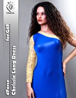 JMR dForce Chrissie Long Dress for G8F